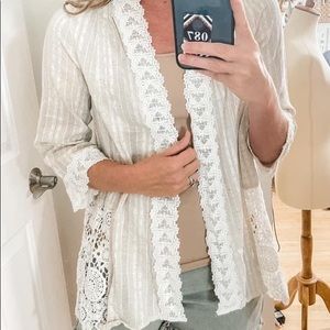 Lightweight Lace Cardigan